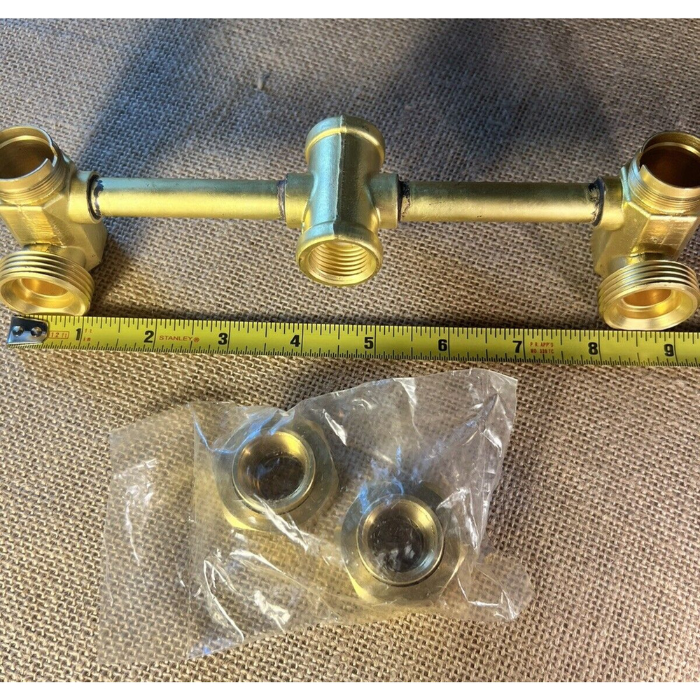 KingstonBrass Solid Brass Plumbing 2 Hole Replacement Valve Body